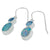 Gorgeous Opal and Blue Topaz Earring