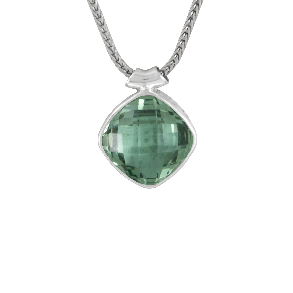 Silver Pendant With Lapis