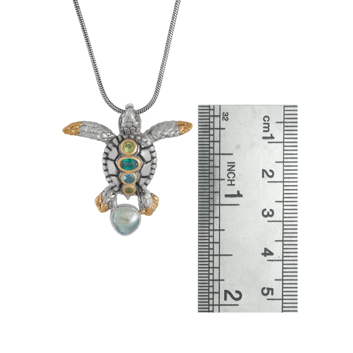 Fabulous Sea Turtle with Gemstones