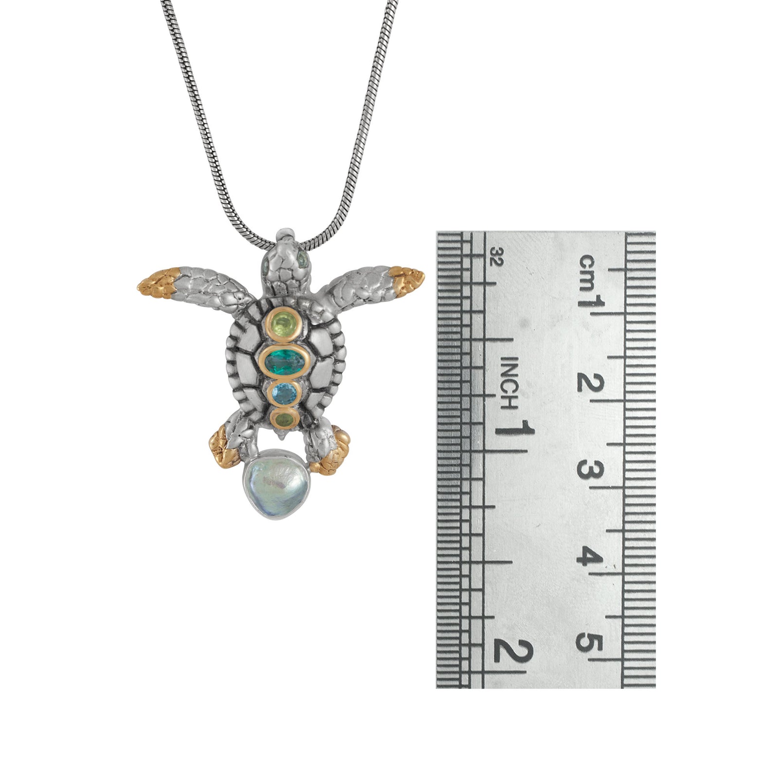 Fabulous Sea Turtle with Gemstones