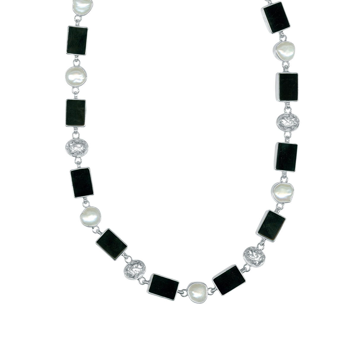 Sterling Silver Necklace With