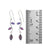 Sterling Silver Branch Leaf Collection Earring With Marquoise Stone