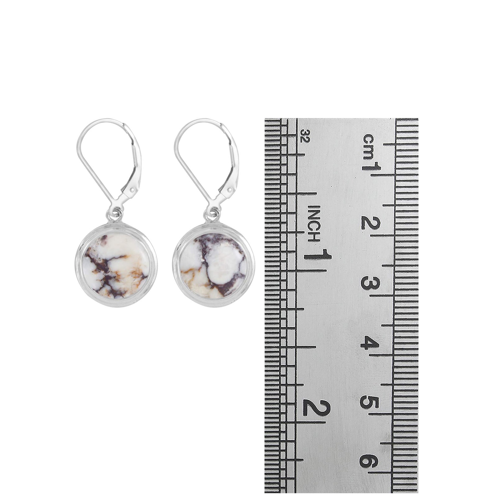 Simple but Fabulous- White Buffalo Turqoise Earrings