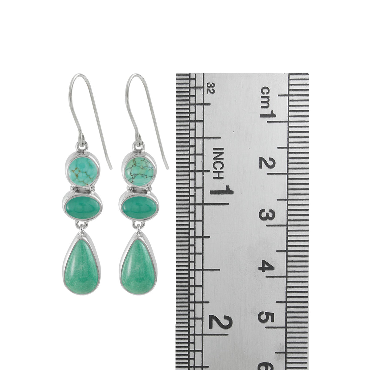 Natural Turquoise  Earring
