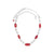 Sterling Silver Necklace With Sponge Coral Oval, Pearl, Shell Spiral Round