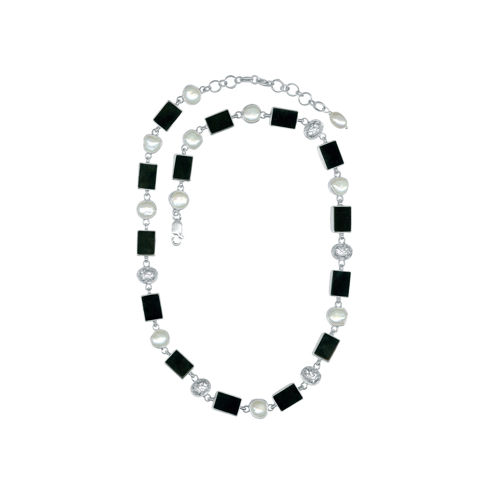 Sterling Silver Necklace With