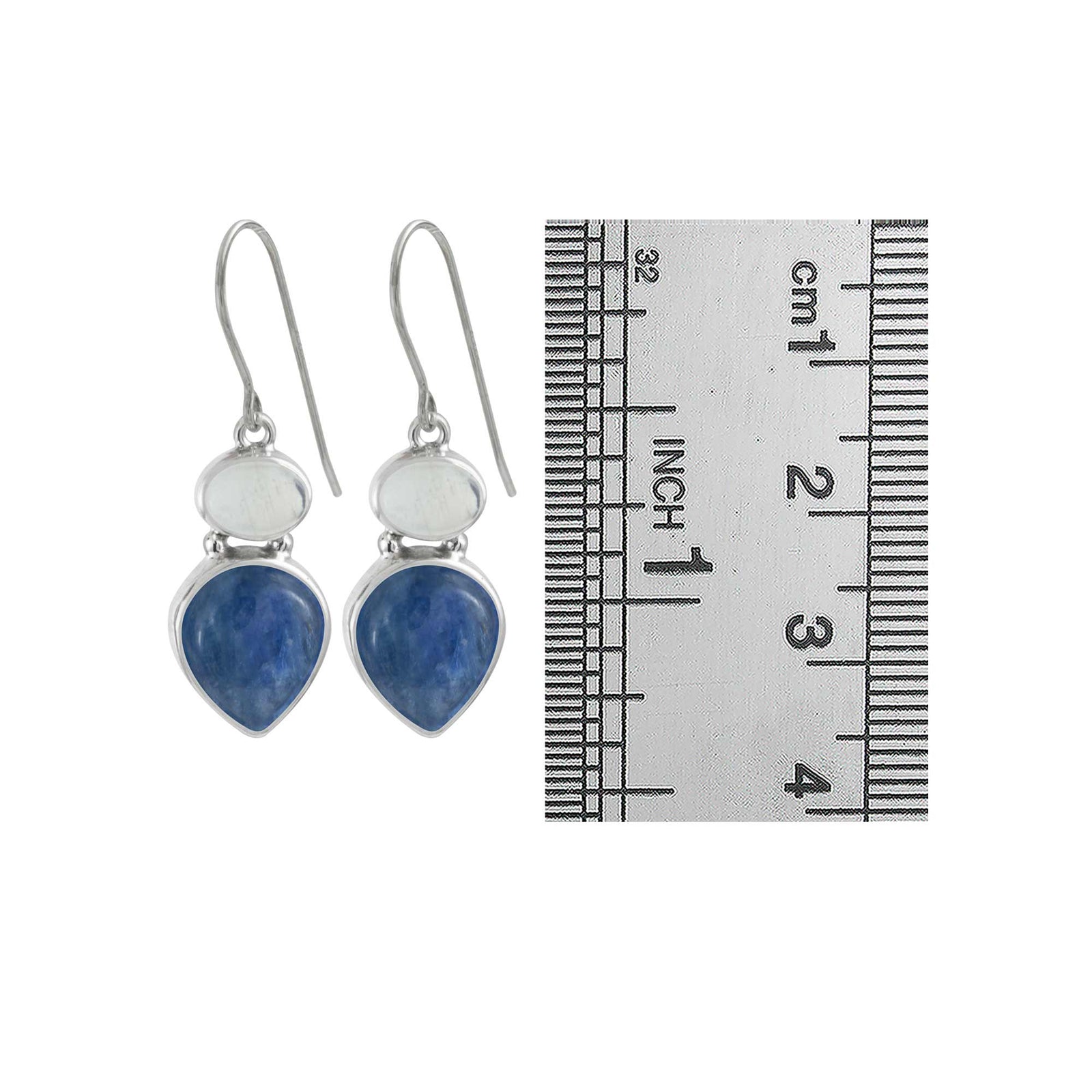 Simply Elegant Pearl and Kynite Drop Earring