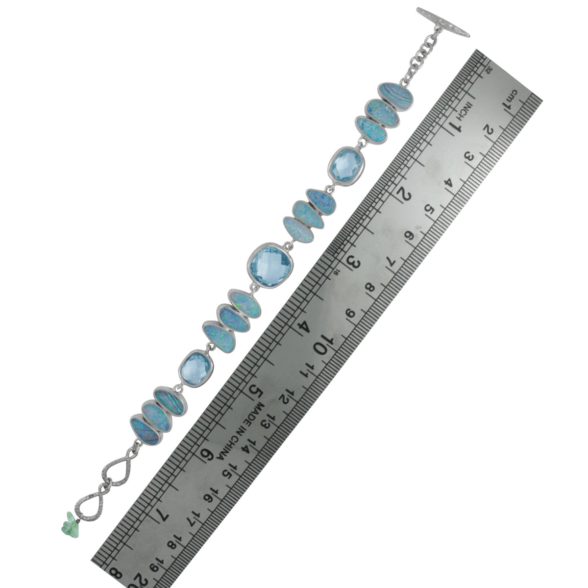 Exquisite Opal &amp; Seaglass Bracelet