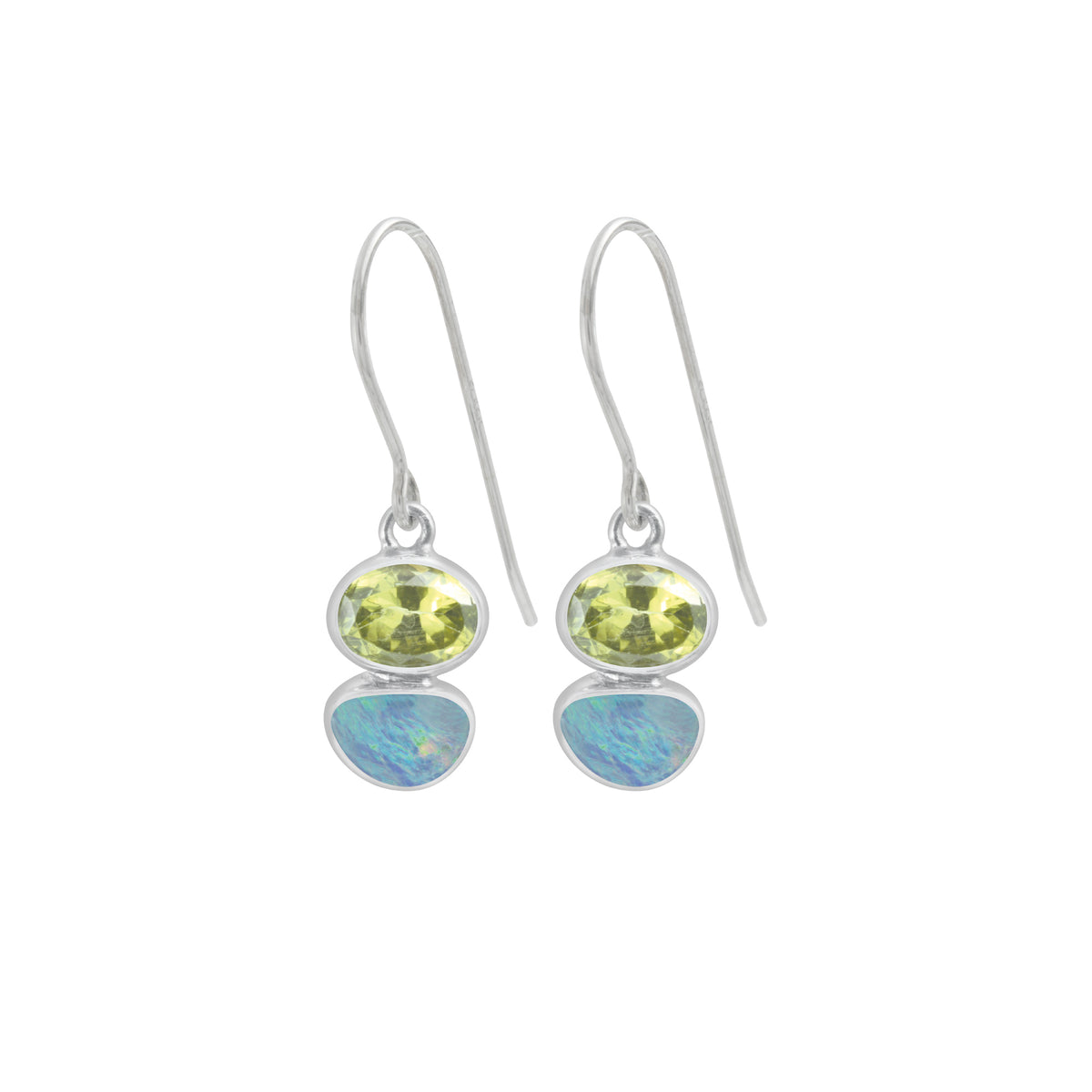 Simply Elagant and Stunning -Opal drop Earrings