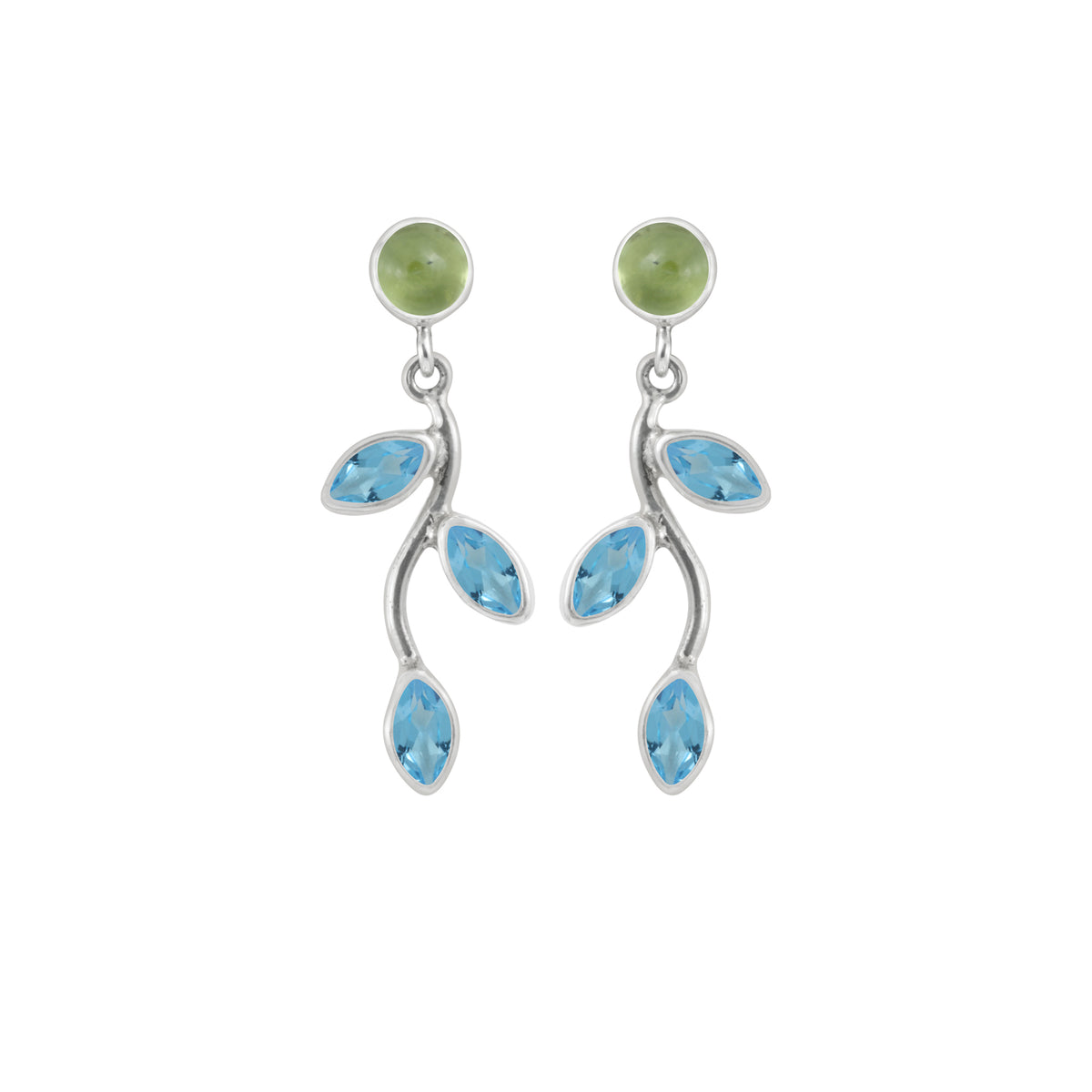 Gemstone Branch Earrings