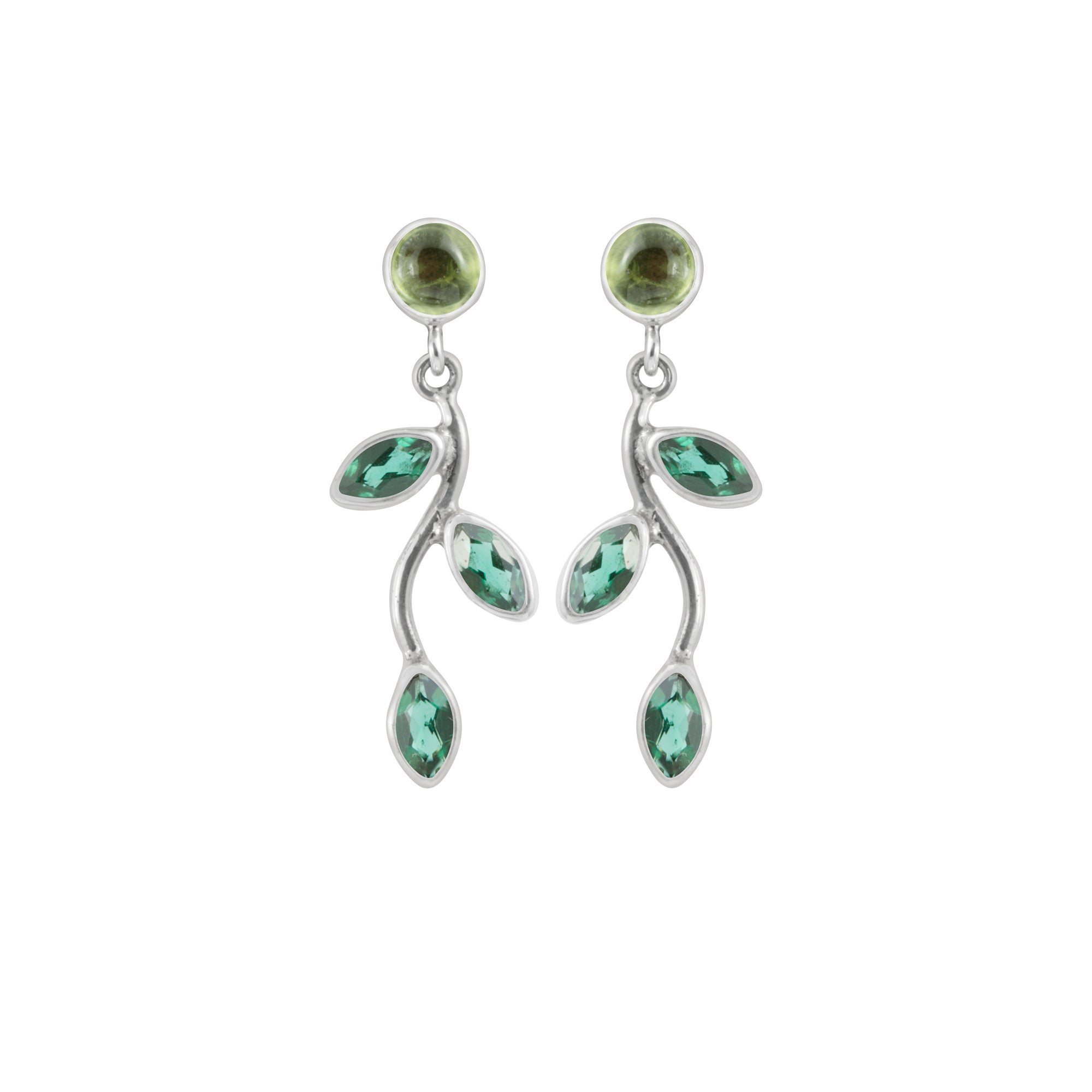 Gemstone Branch Earrings