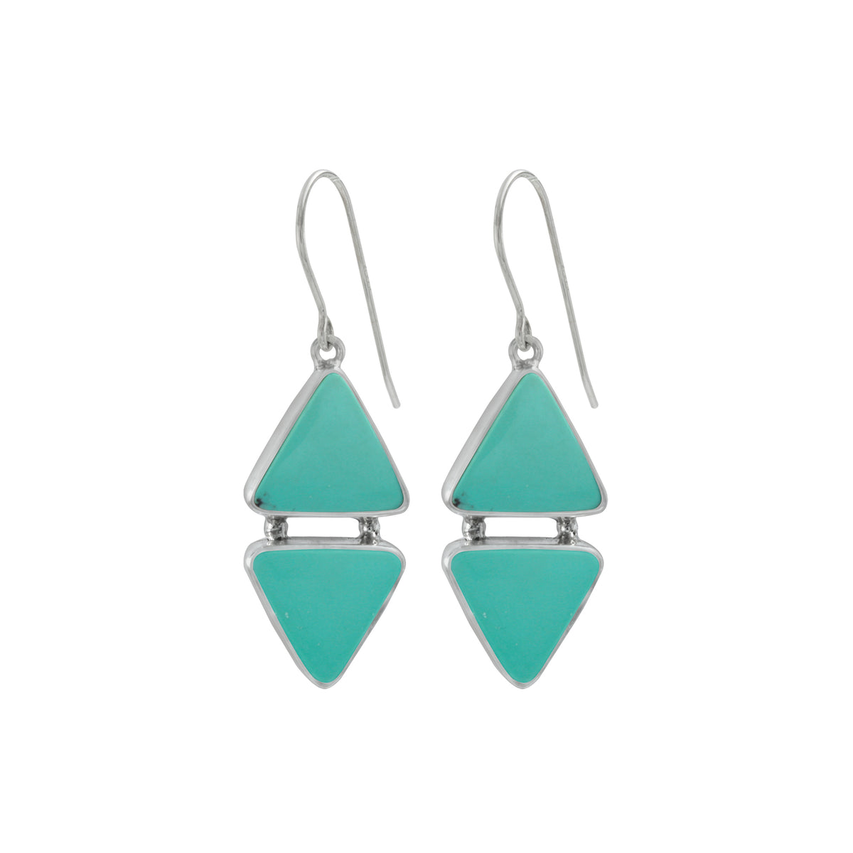 Silver Earring With Blue Topaz &amp; Lapis