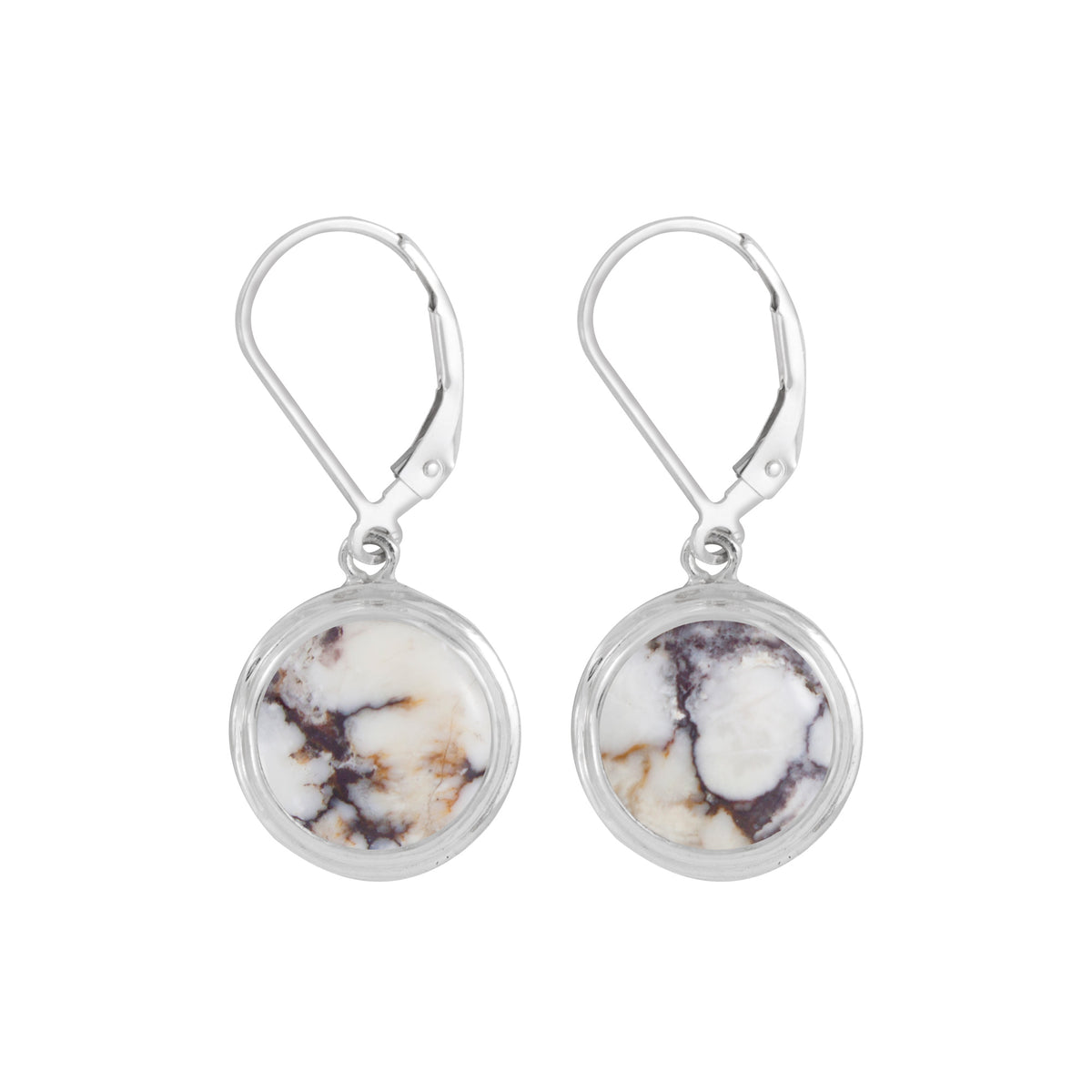 Simple but Fabulous- White Buffalo Turqoise Earrings