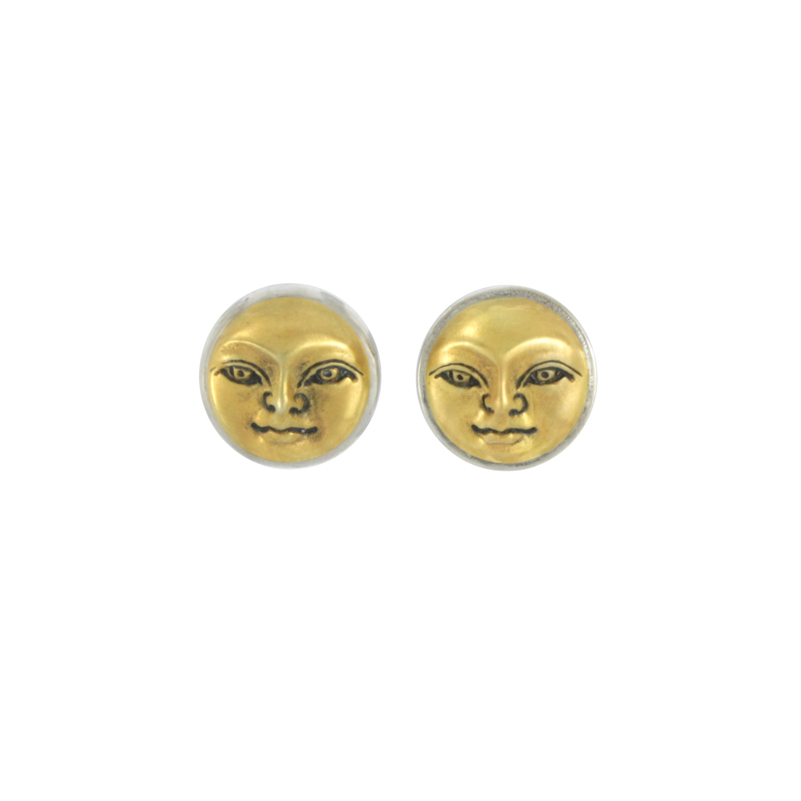 Sterling Silver Earring With Silver Face