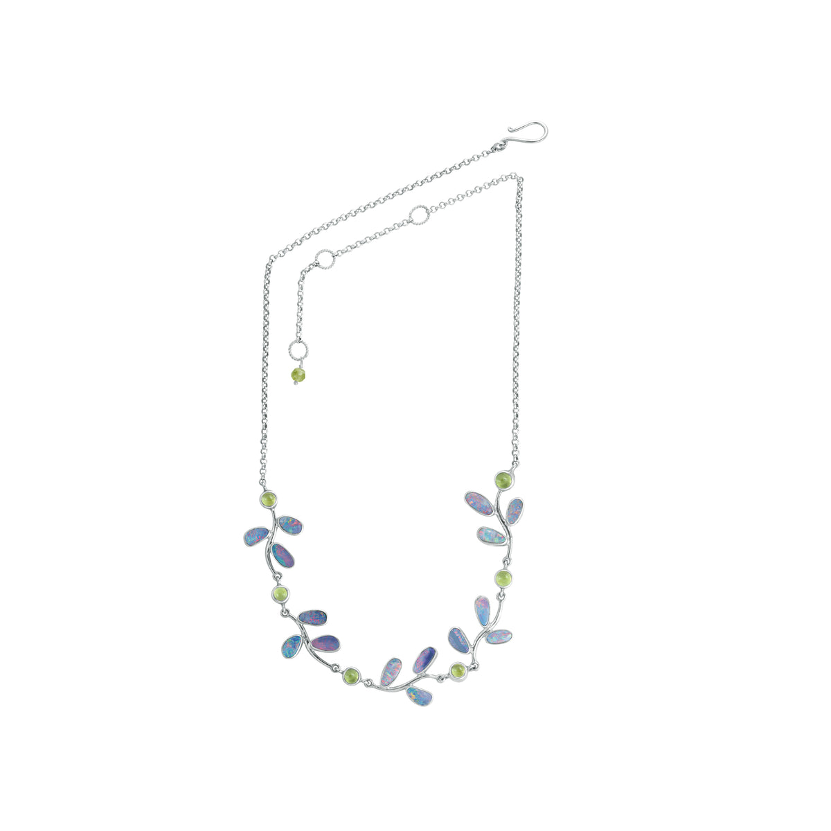 Gorgeous Opal Branch Necklace