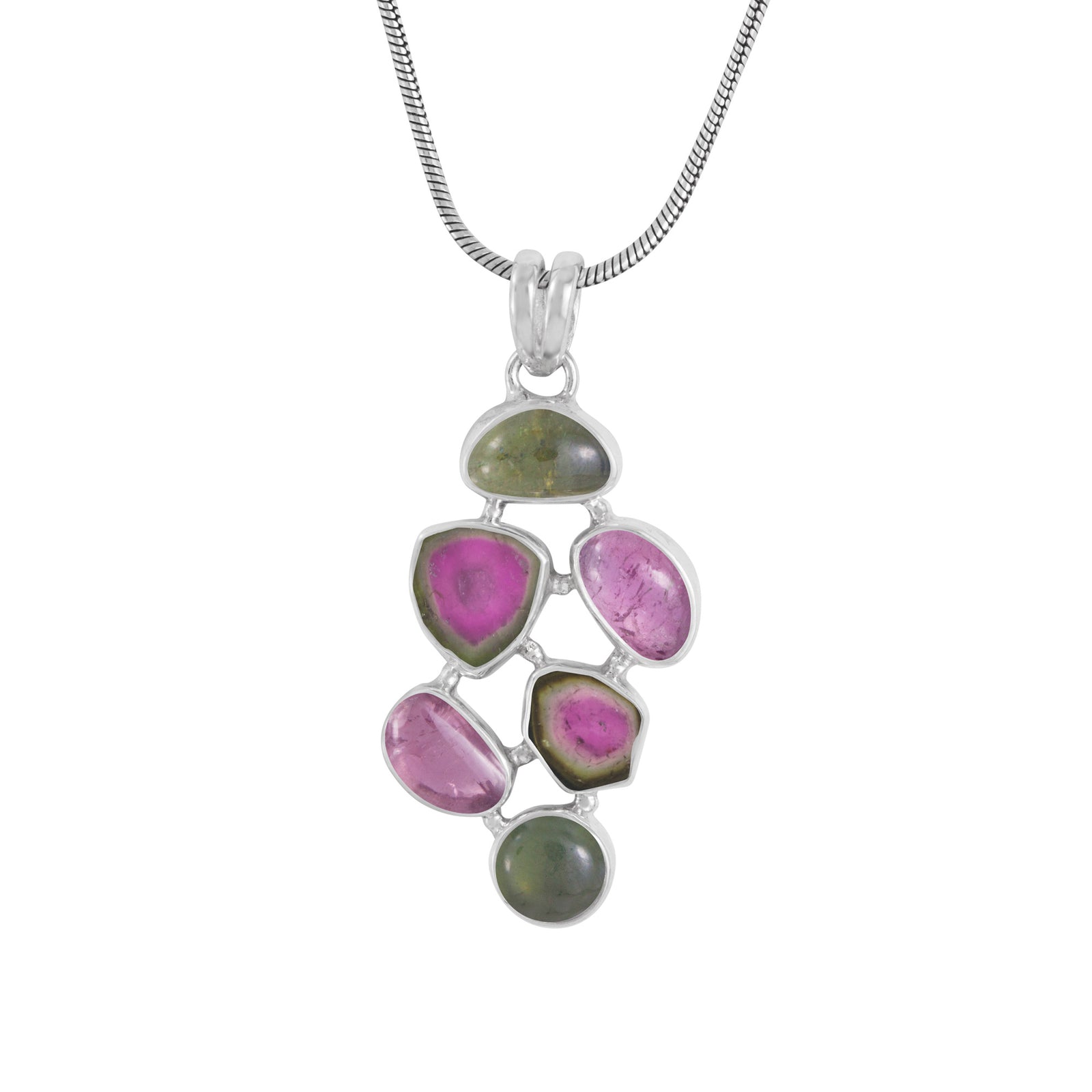 Gorgeous Multi Stone Pendant