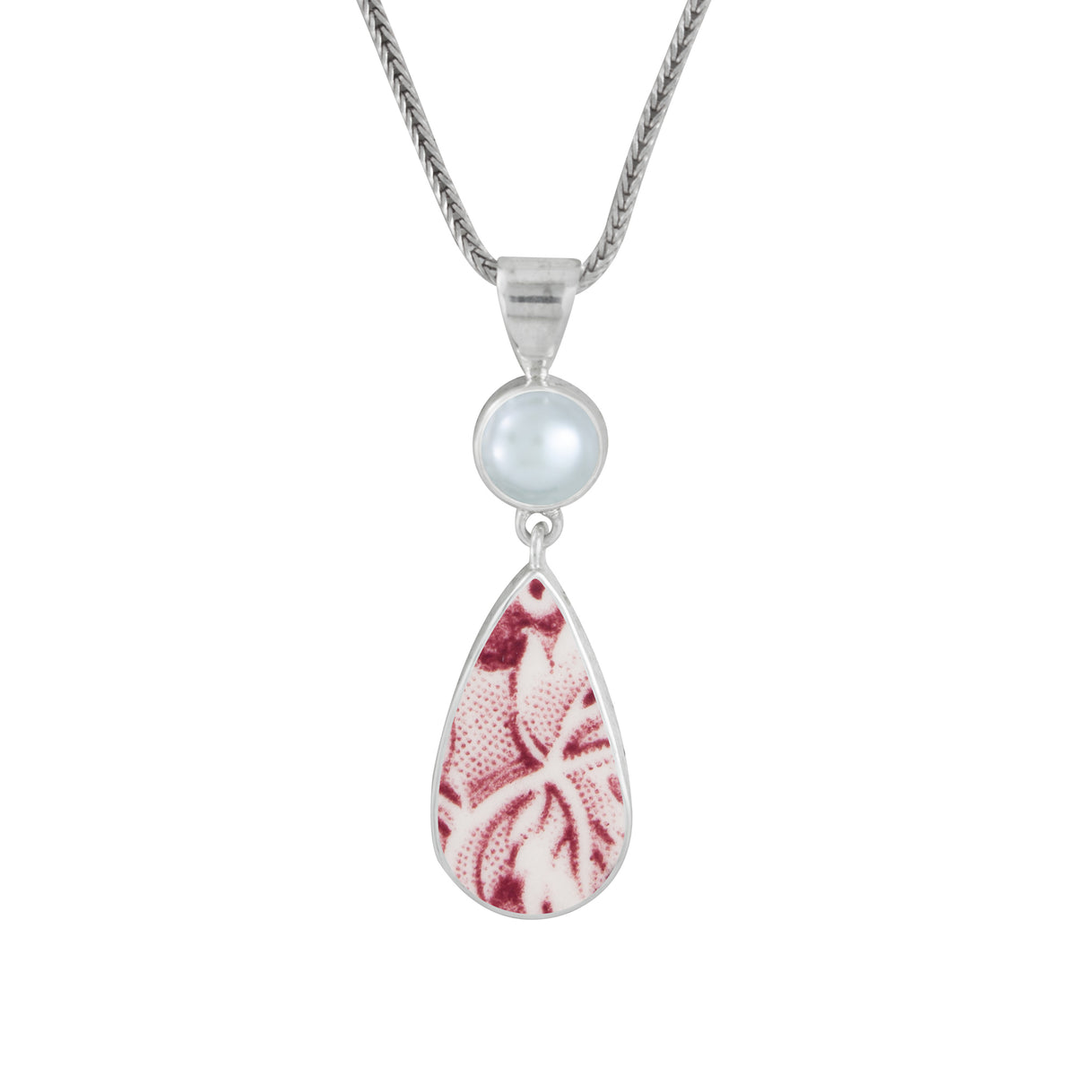 Pearl Pottery Silver Pendant