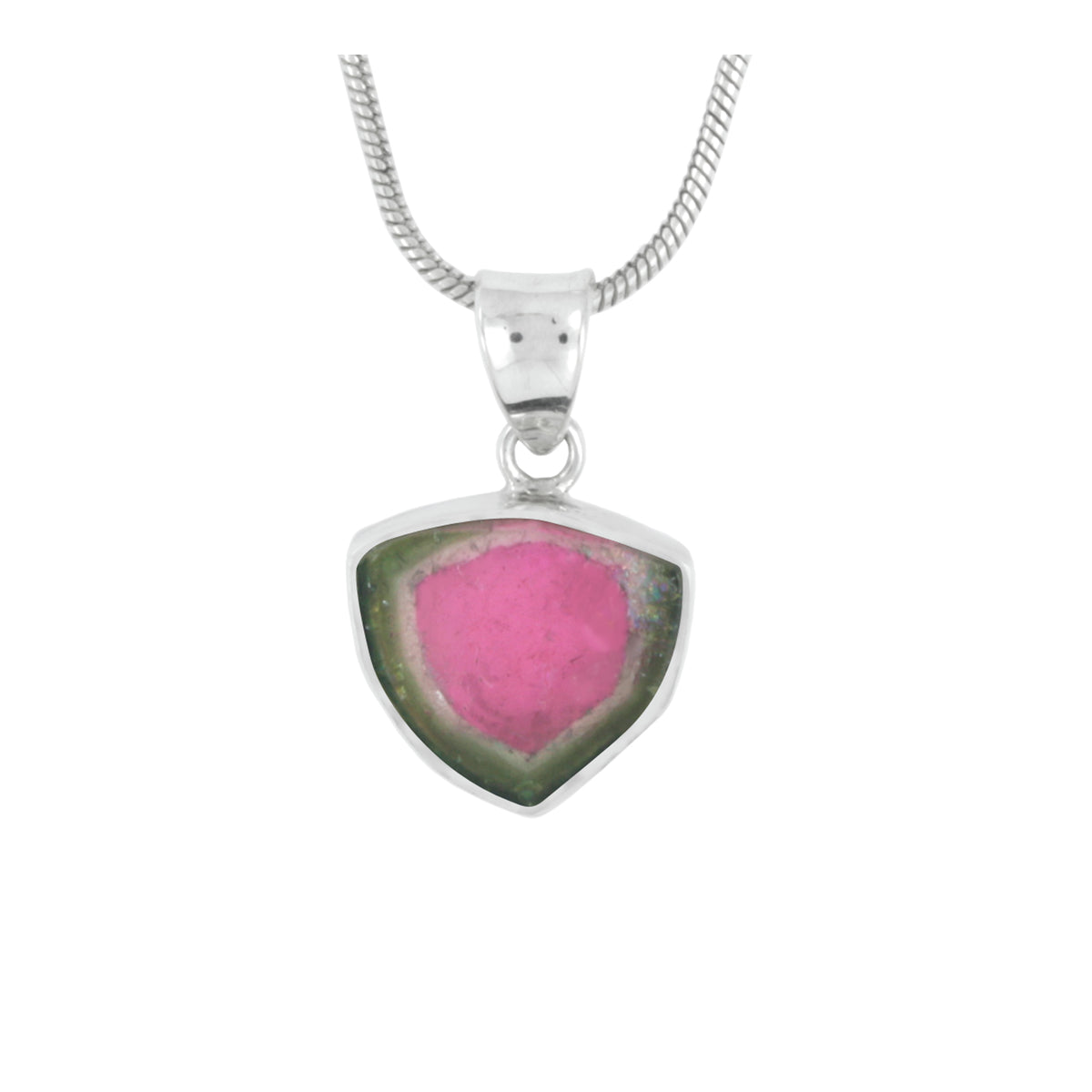Sterling Silver Pendant With Watermelon