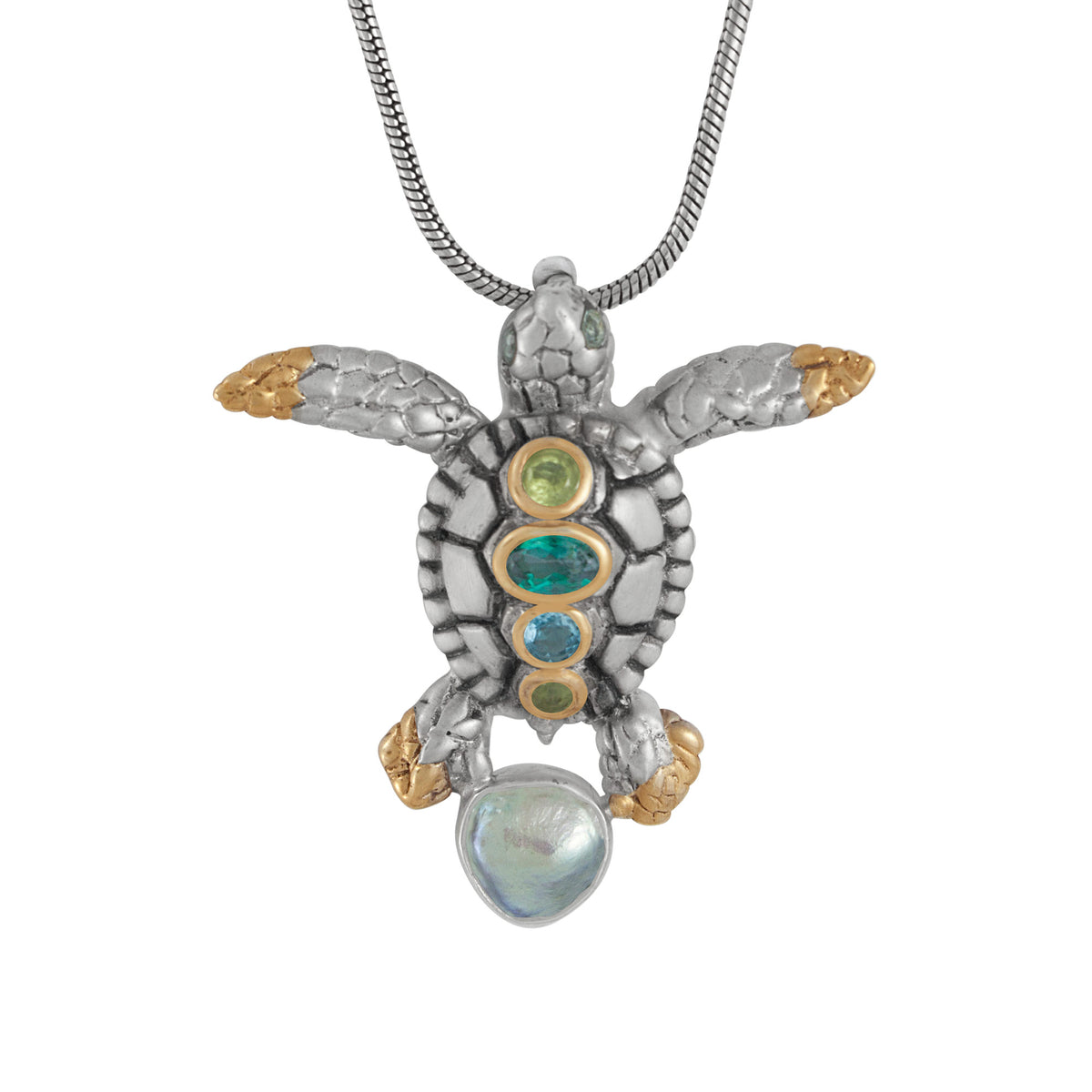 Fabulous Sea Turtle with Gemstones