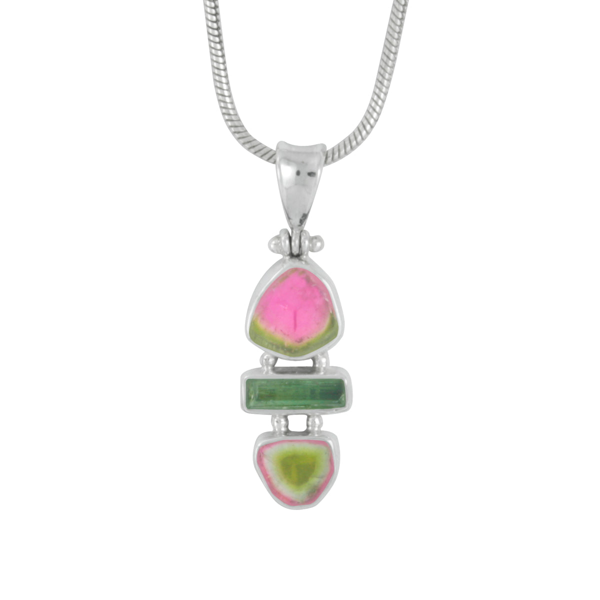Sterling One Of Kind Pendant With Watermelon