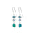 Simple & Elagant Opal & Amythyst Earring