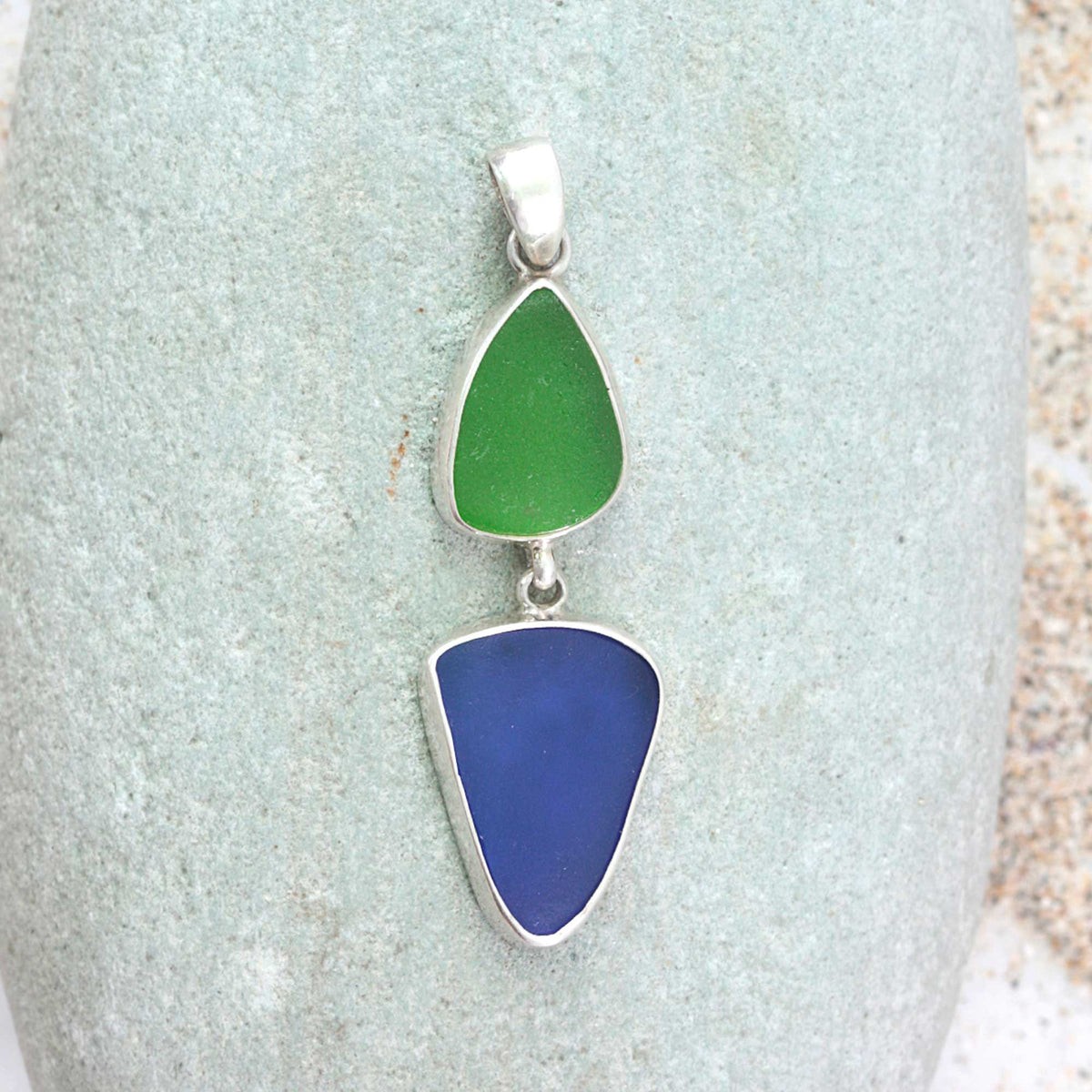 Simple Elegant Sea glass Pendant