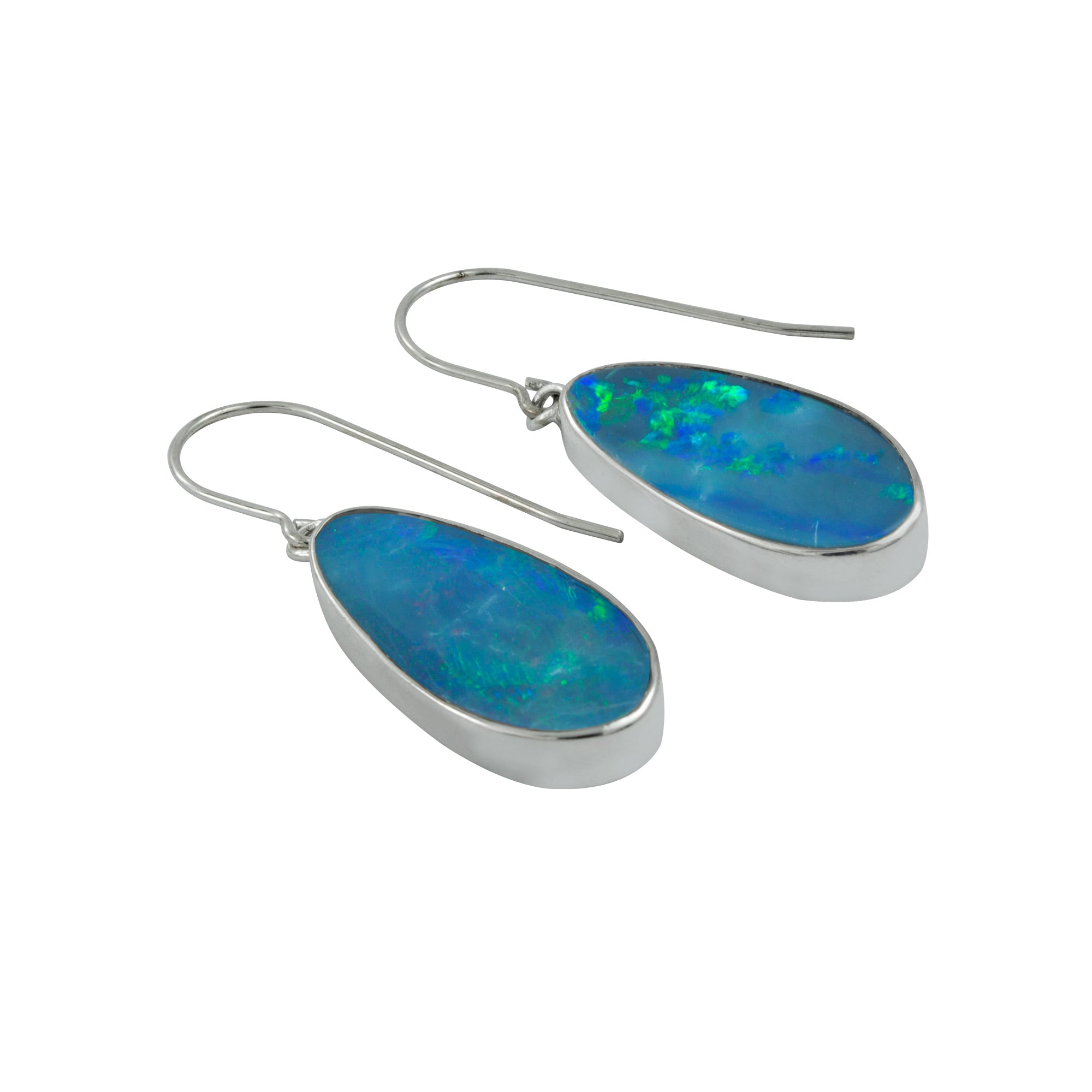 Simple & Elegant Opal Drop Earrings