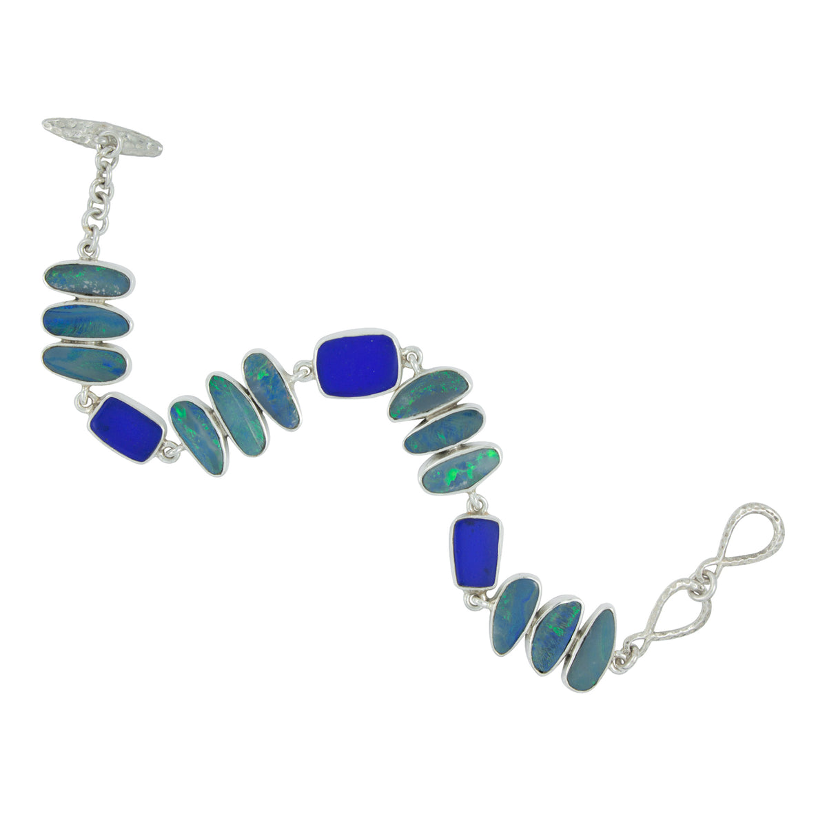 Exquisite Opal &amp; Seaglass Bracelet