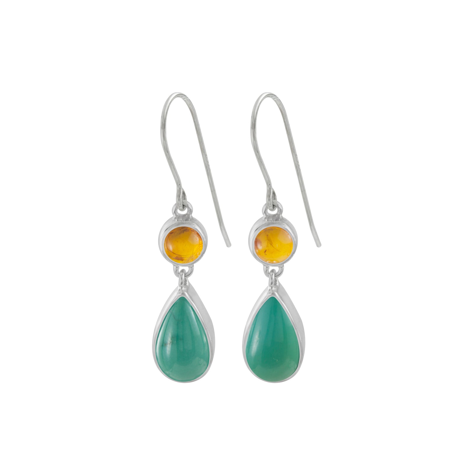 Simple & Elagant Turquoise Drop Earrings