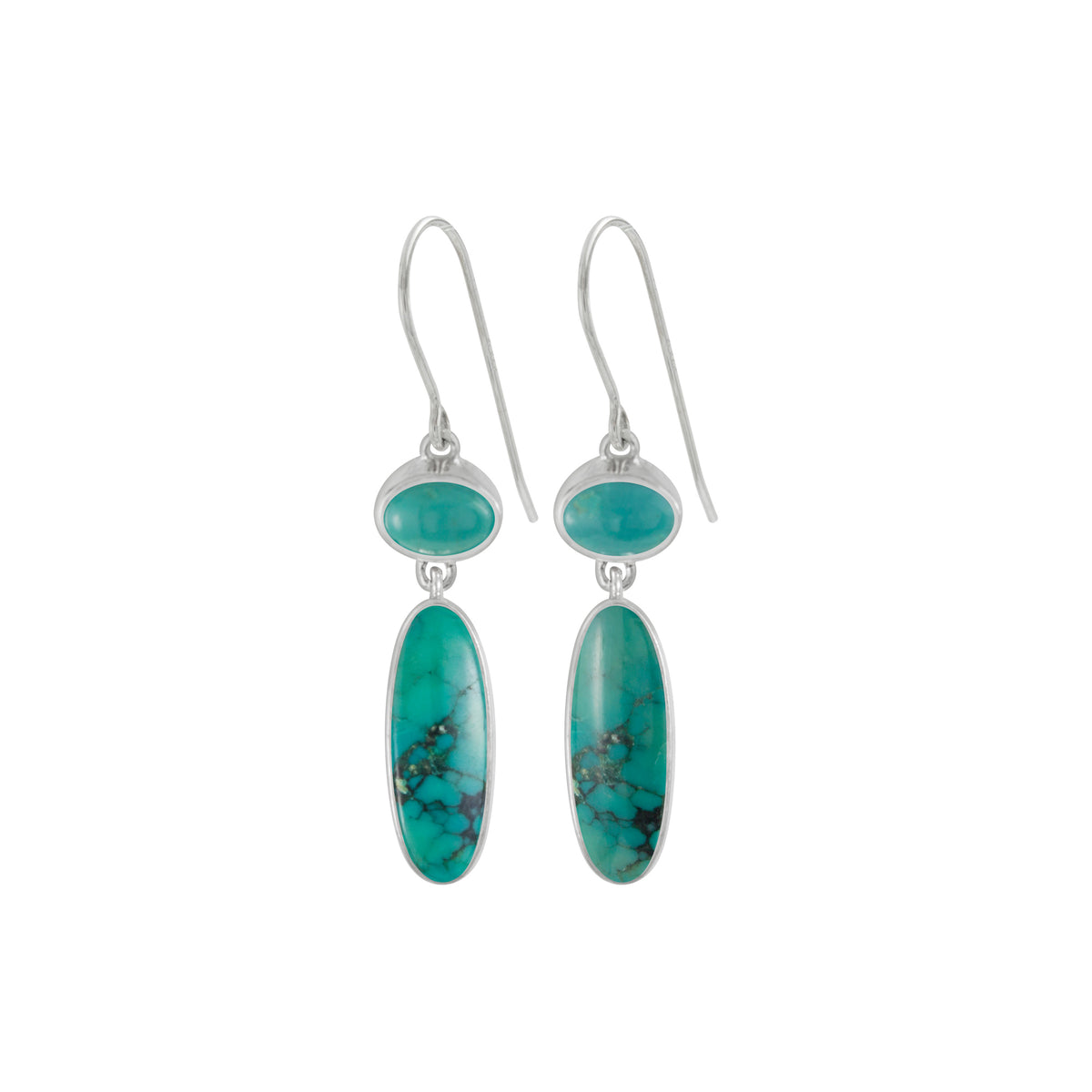 Simple Turquoise Elagance! Turquoise Drop Earrings
