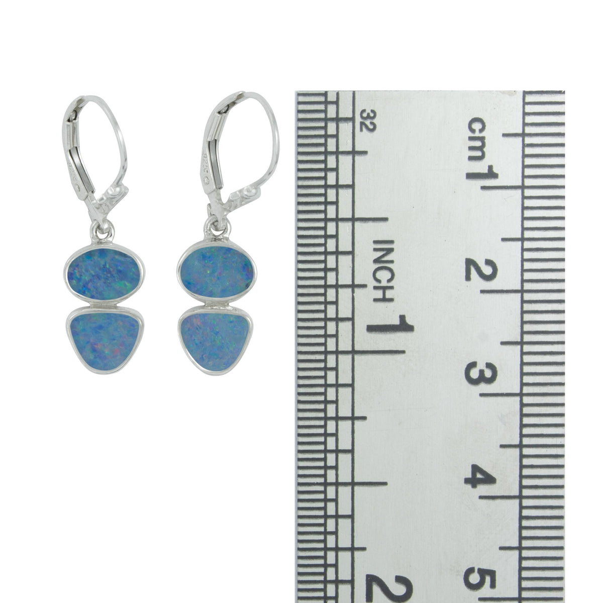Simply Elagant and Stunning -Opal drop Earrings