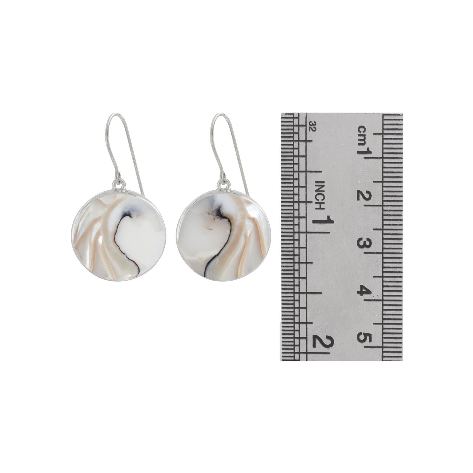 Sterling Silver Earring With Single Stone