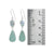 Exquisite Pearl & Sea Glass Earring