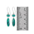 Simple Turquoise Elagance! Turquoise Drop Earrings