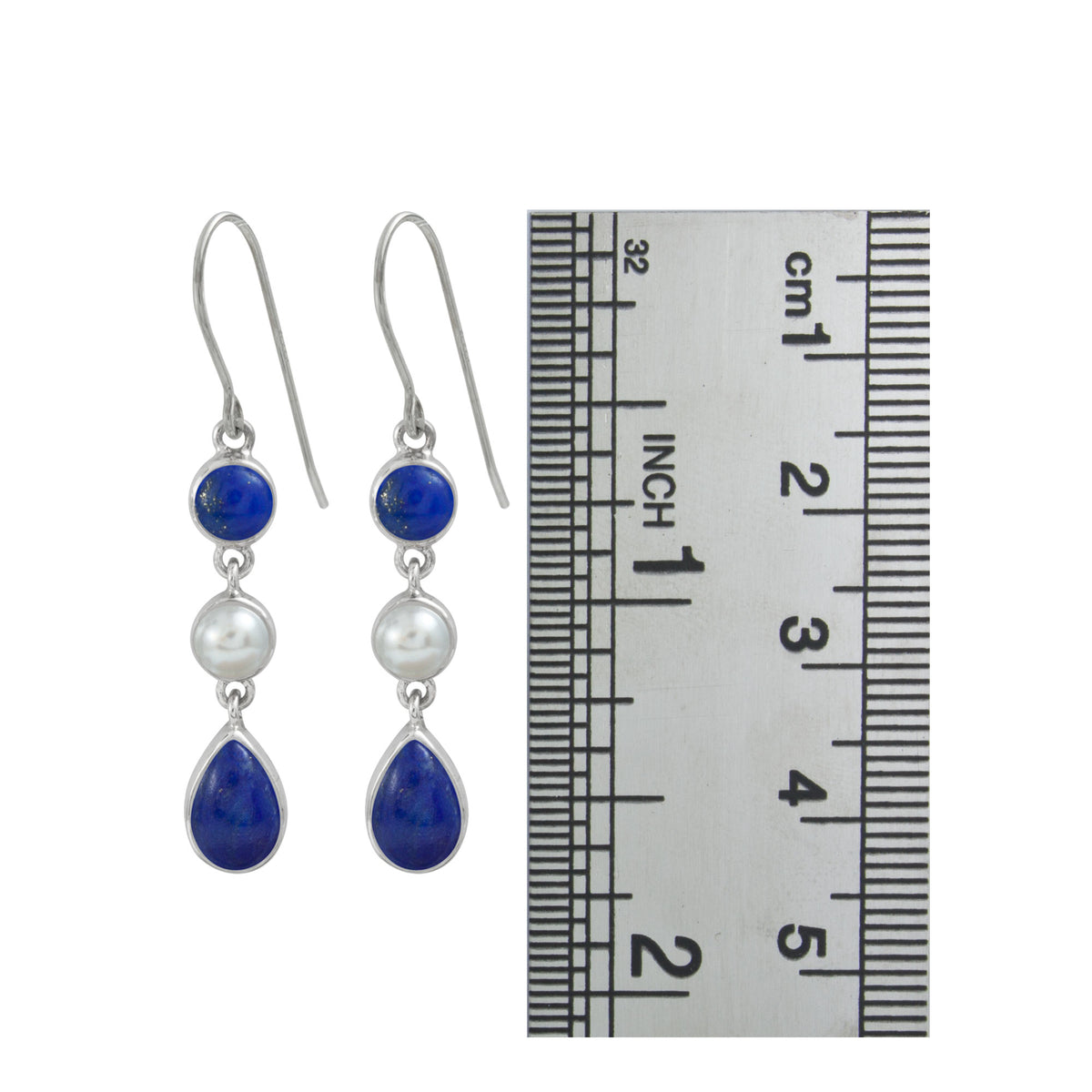 Lapis and Pearl Earrings for any Occasion
