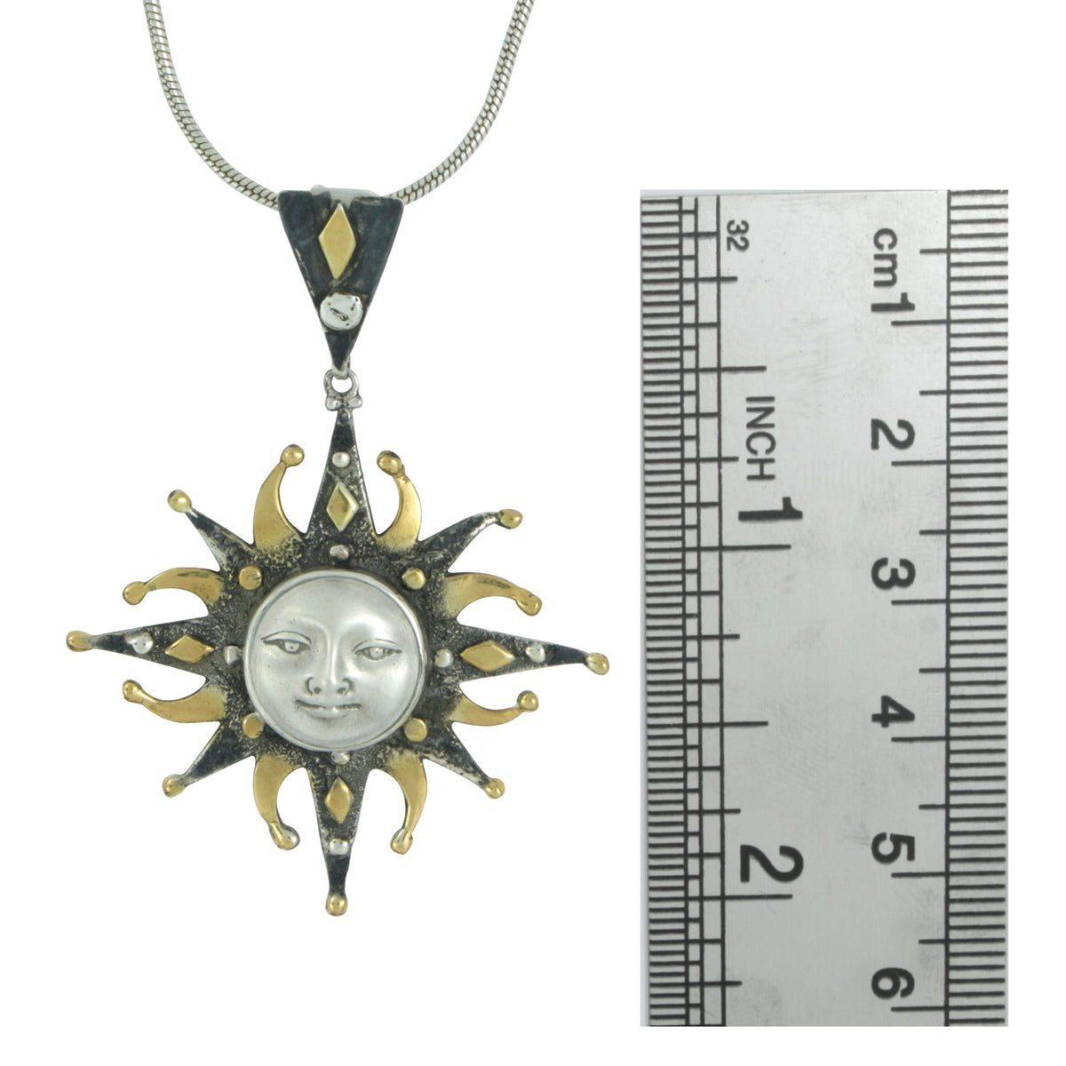 Spectacular Sun Face Pendant