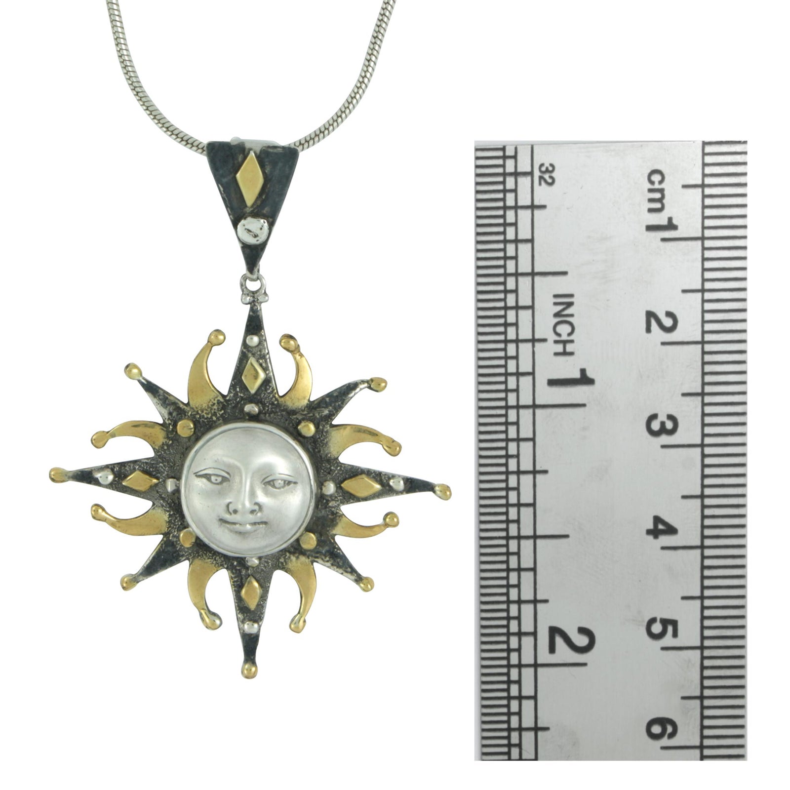 Spectacular Sun Face Pendant