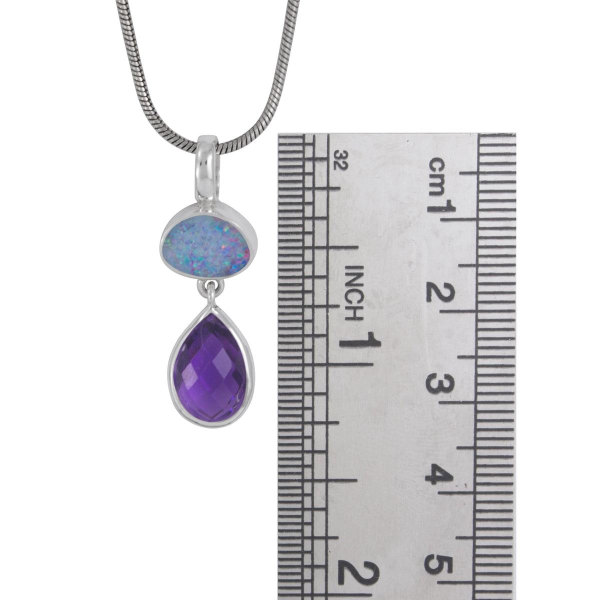 Simple and Elagant Opal Pendant