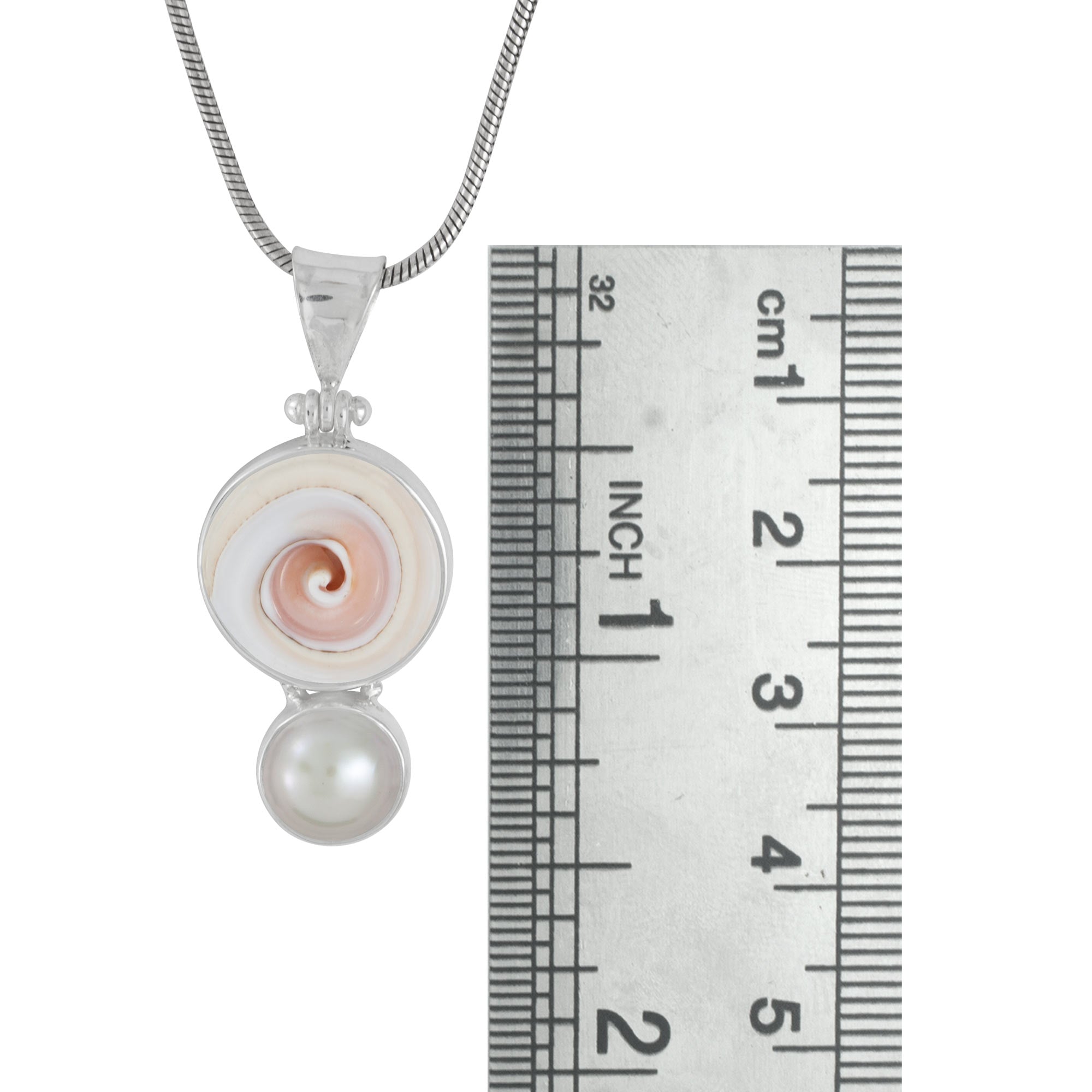 Gorgeous Shell & Pearl Pendant