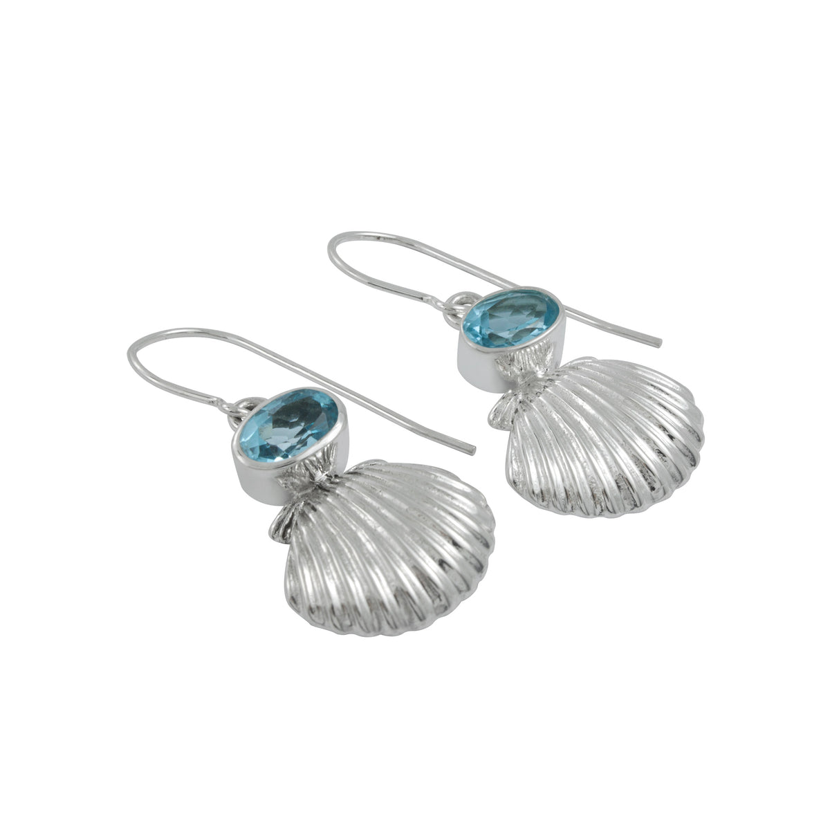 Silver Sea Shell Earring- Bring home the beach!