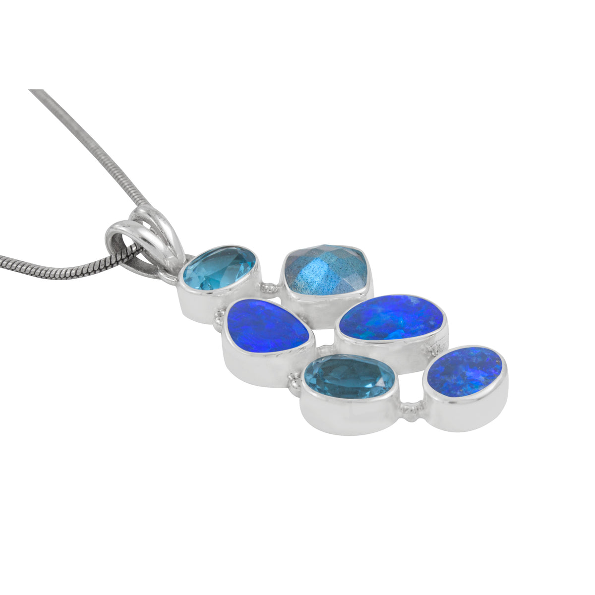 Gorgeous Multi Stone Pendant