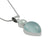 Gorgeous Caribbean  blue Pendant with Selinite and Pearl