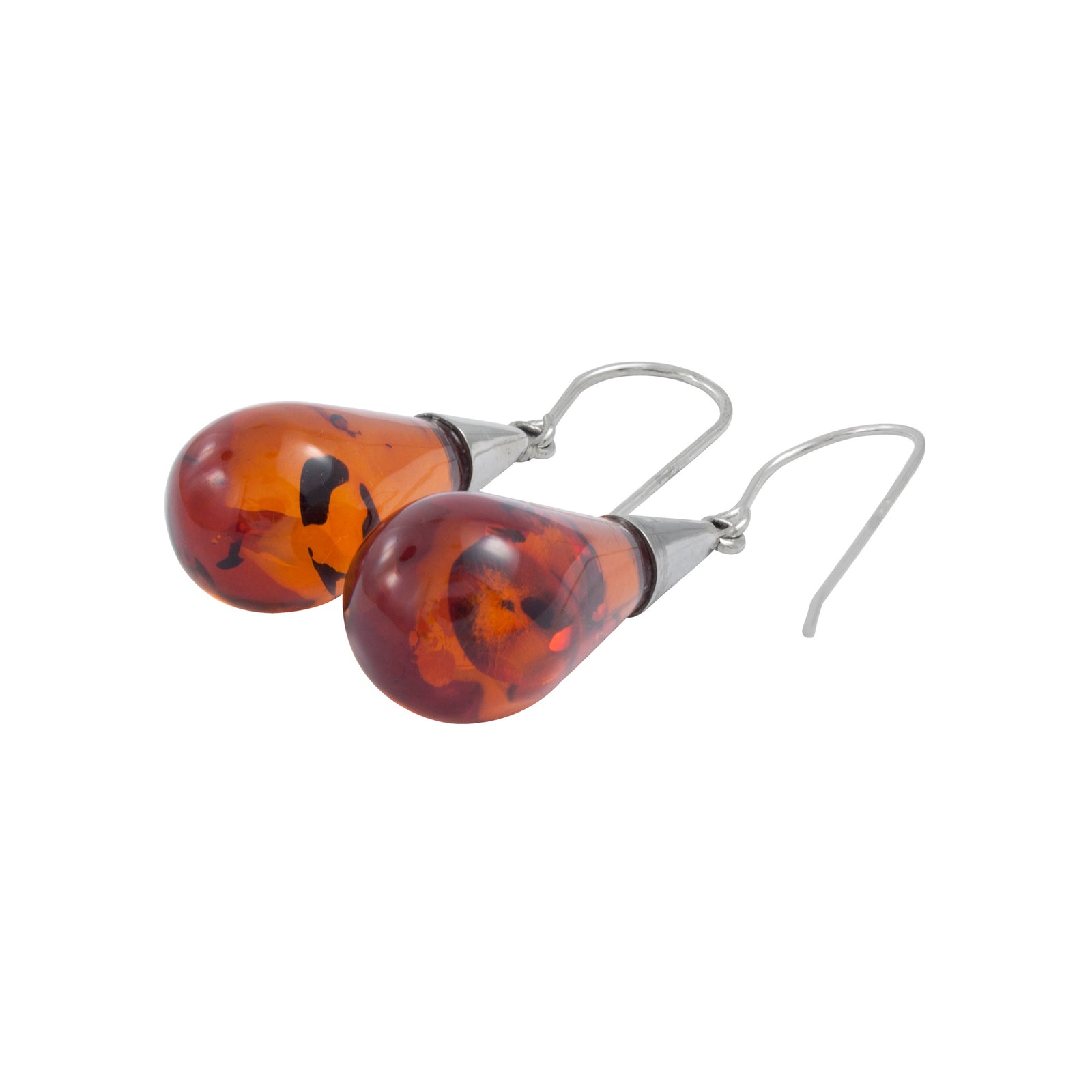Gorgeous Amber Drop Earrngs