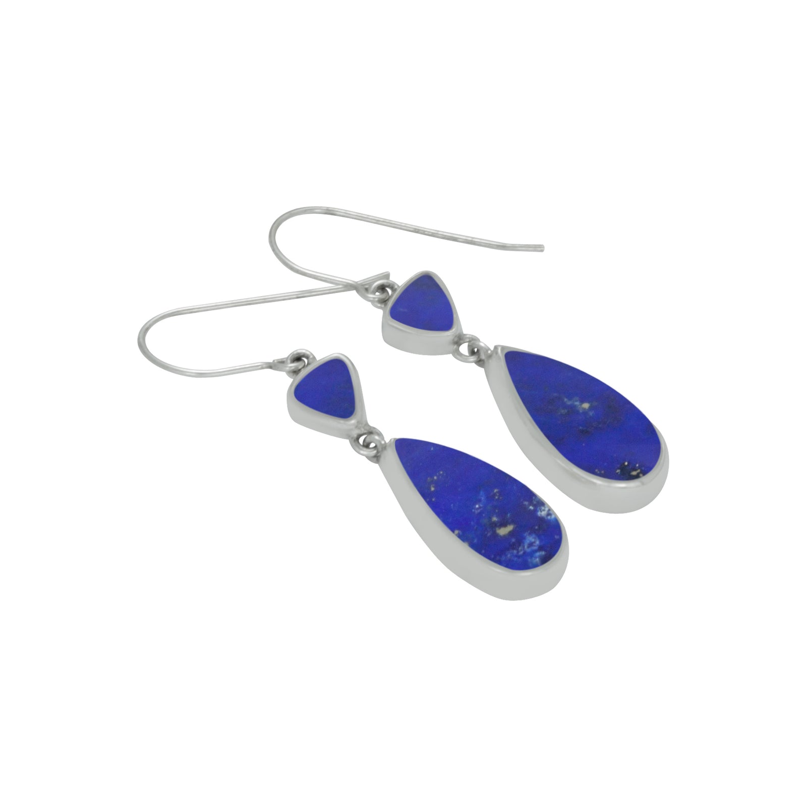 All about the Blues ! Sensational Lapis Drop Earrings