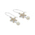 Adorable Starfish and Pearl earring with gold accents