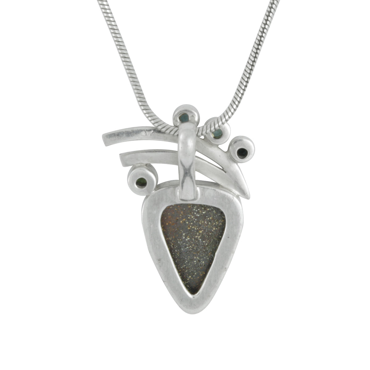 Transform your Style with This Exquisite Australian Opal Blue Topaz and Sterling Silver Pendant