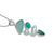 Gorgeous Seaglass Pearl and turquoise Pendant