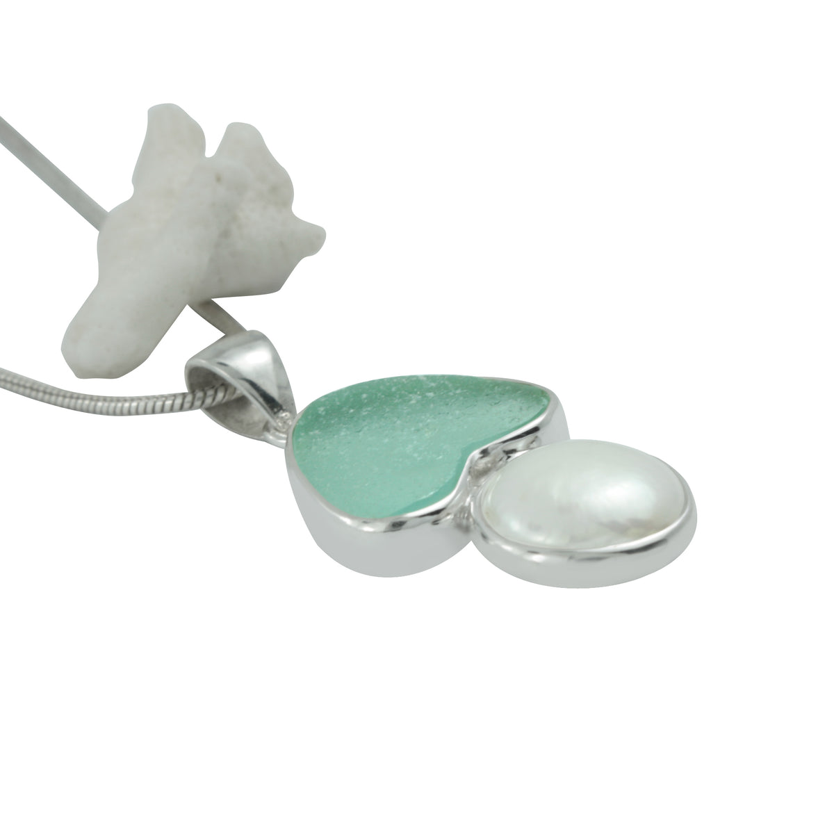 Seaglass Heart Pendant