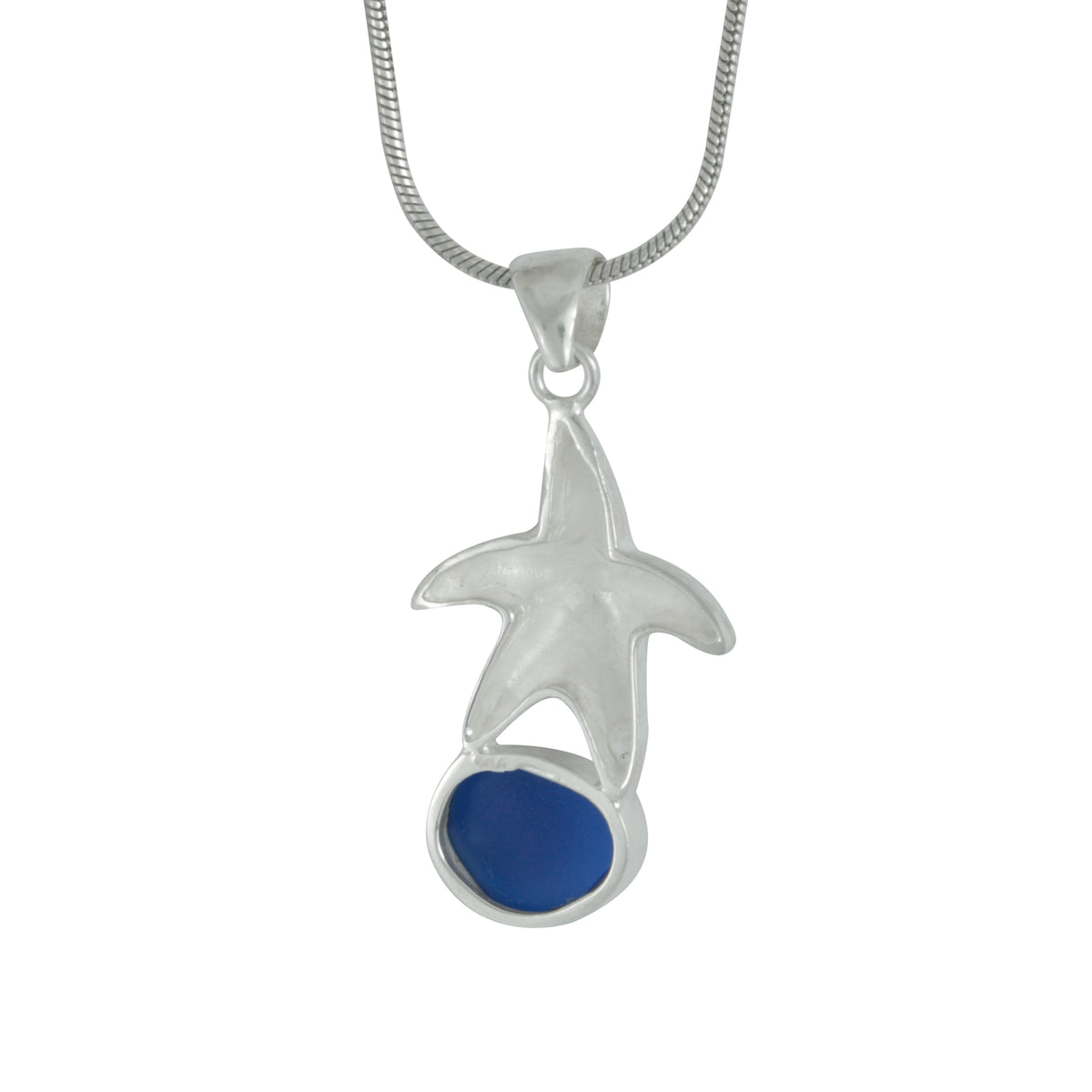 Dancing Starfish Sea Glass Pendant