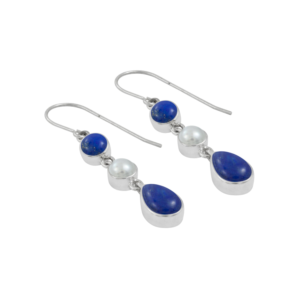 Lapis and Pearl Earrings for any Occasion
